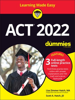 cover image of ACT 2022 For Dummies with Online Practice